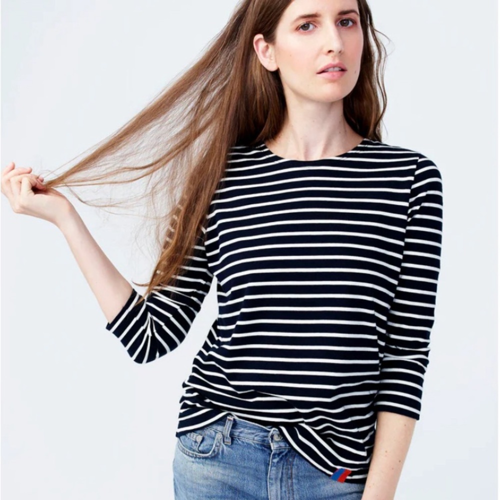 Kule The Classic Tee Navy/Cream